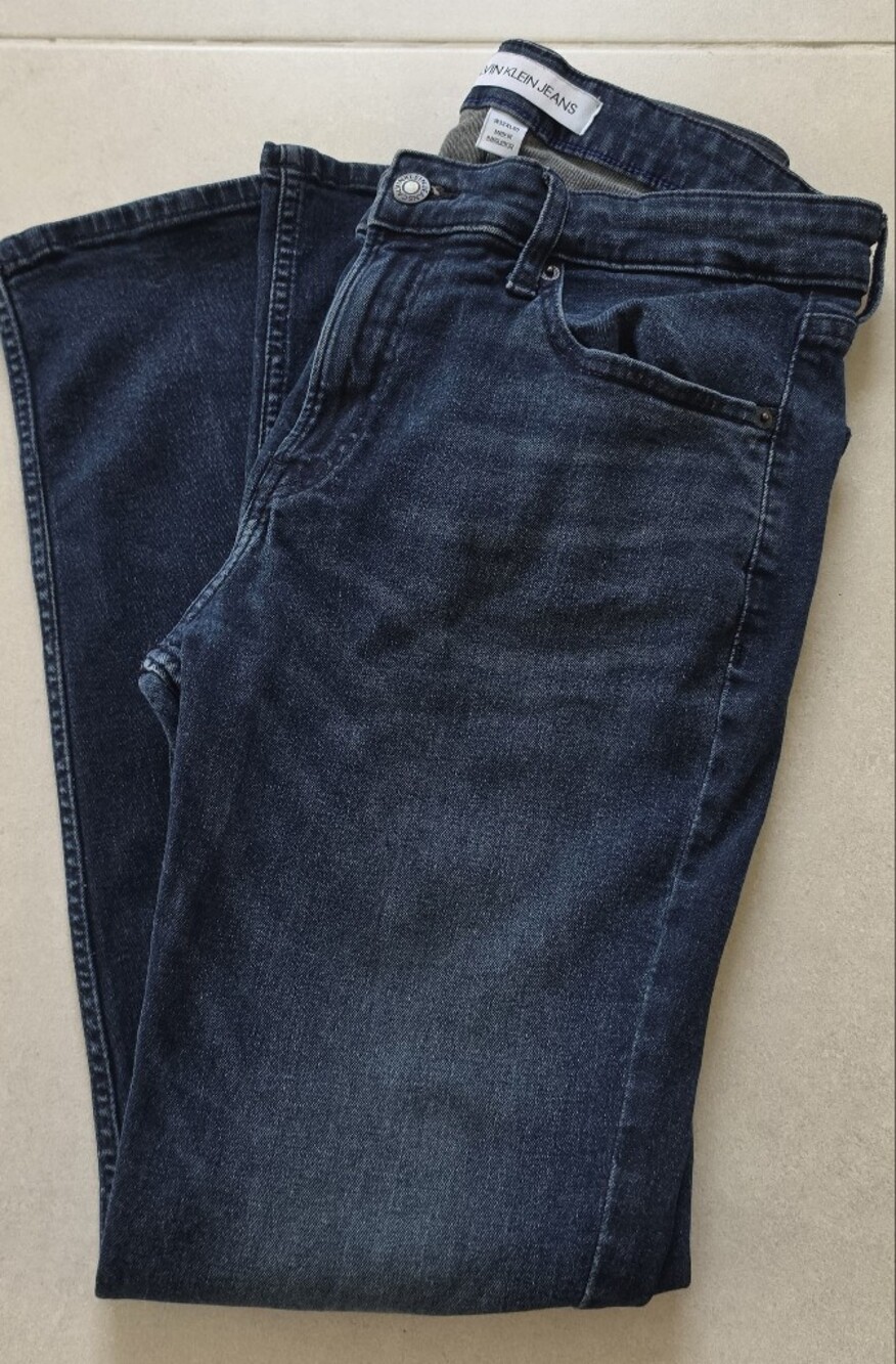 Calvin Klein Jeans Men’s Dark Blue Slim Jeans Sx 33x30